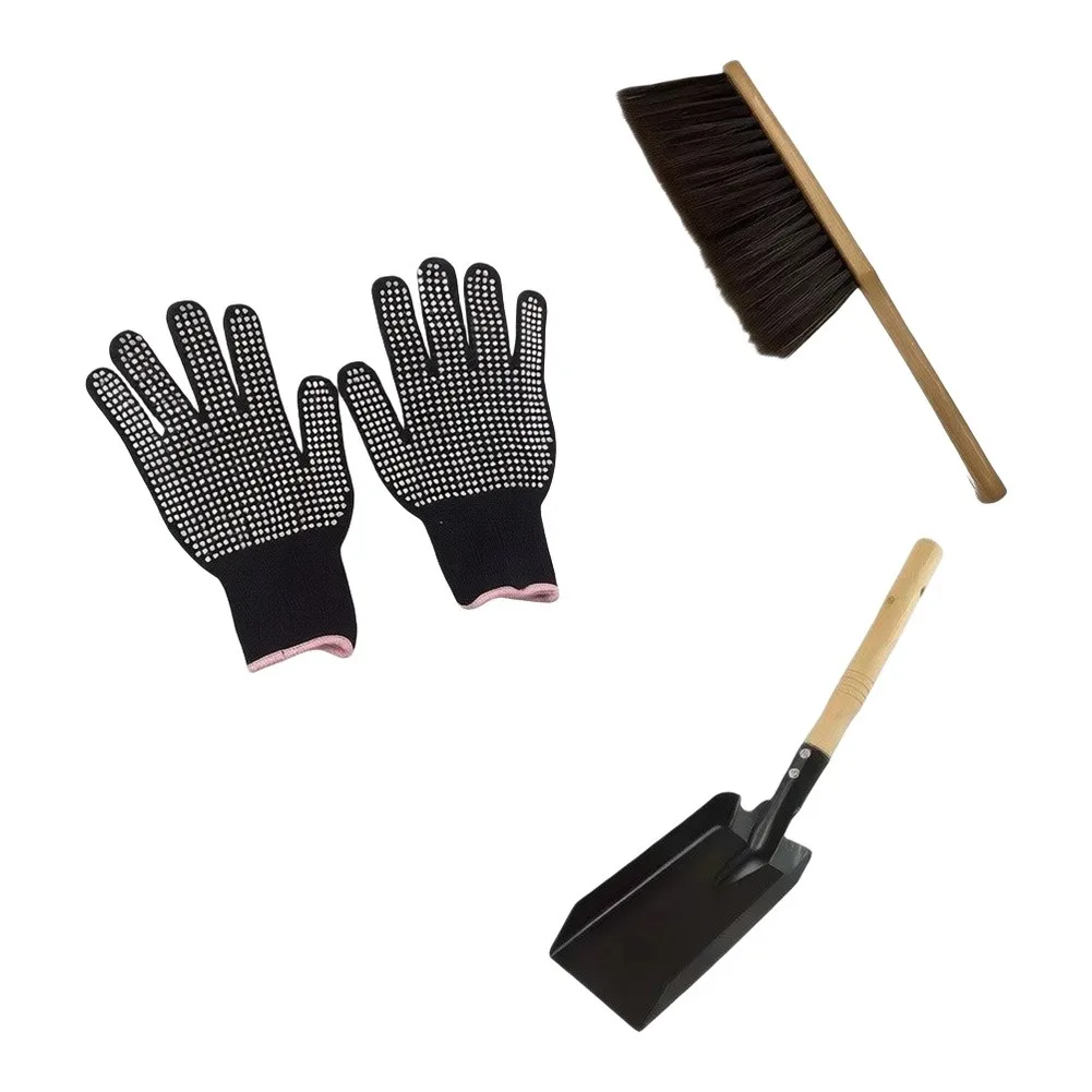 For Home Fireplace Ash Removal Shovel Fire Maintenance Tools For Winter Heating Season As Shown Sturdy Fireplace Shovel Set