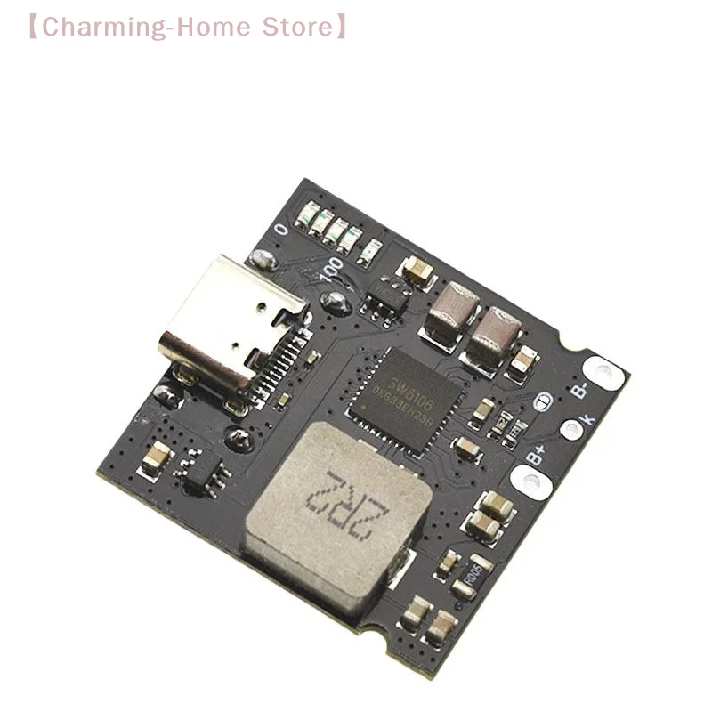 

【M】1Pc TYPE-C USB DC 5V TO 3.7V 4.2V Lithium Battery 4A PD 18W Fast Charge Module 1S BMS 18650 Li-ion Charging Discharging Board