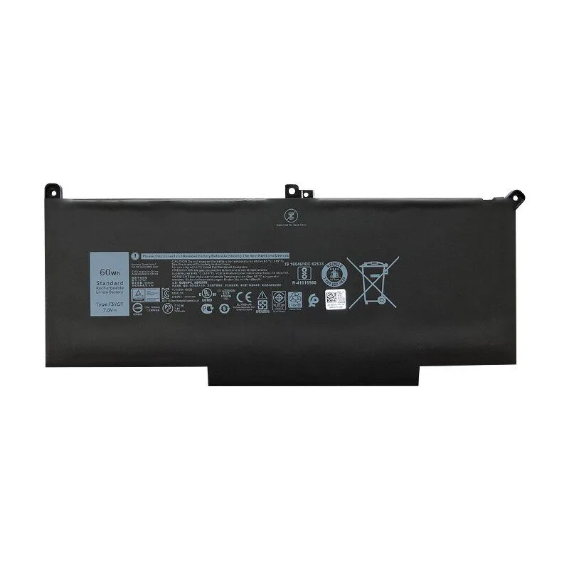 F3YGT Original Laptop Battery for DELL Latitude 12 7000 E7280 E7290 E7380 E7390 E7480 E7490 Series DJ1J0  7.6V 60WH
