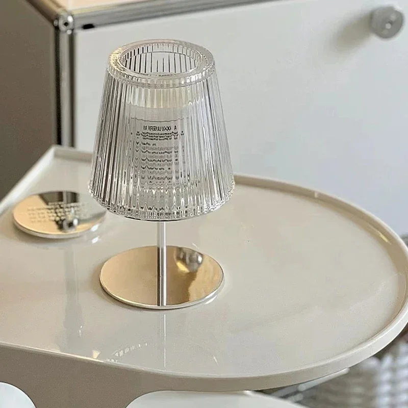 

Table Candle Holders Stand Lamp Glass Lantern Nordic Style Transparent Glam Luxury Kaarshouder Wedding Decoration