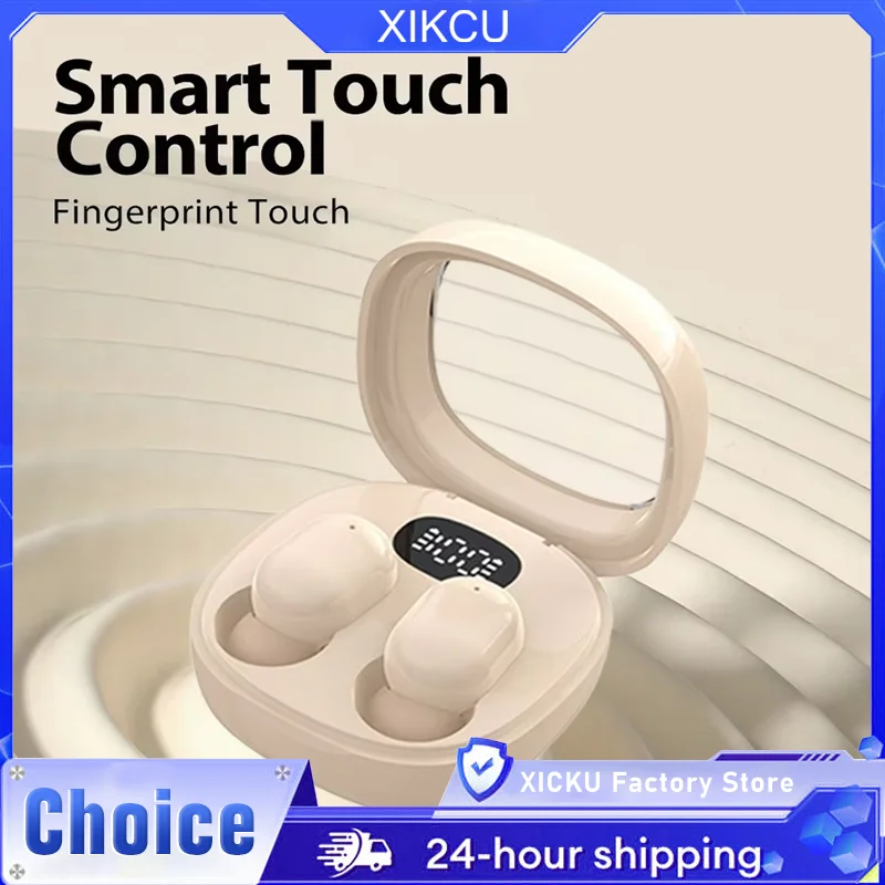 Mini Invisible Headphones TWS Bluetooth 5.3 Earphones Wireless Heasets HIFI Stereo Noise Reduction Earbuds For iphone Xiaomi
