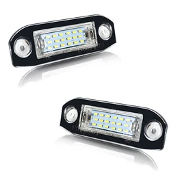 1Pcs LED Car license plate light 12V white for Volvo S40 S60 S80 XC70 XC60 C70 V50 V70 Lamp