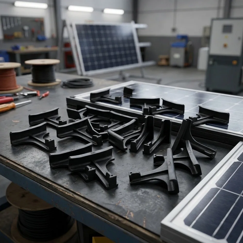 Solar Energy Applications Solar Panel Clips Sludge Removal Clip Mud Removal Clip Efficient Drainage Extends Lifespan
