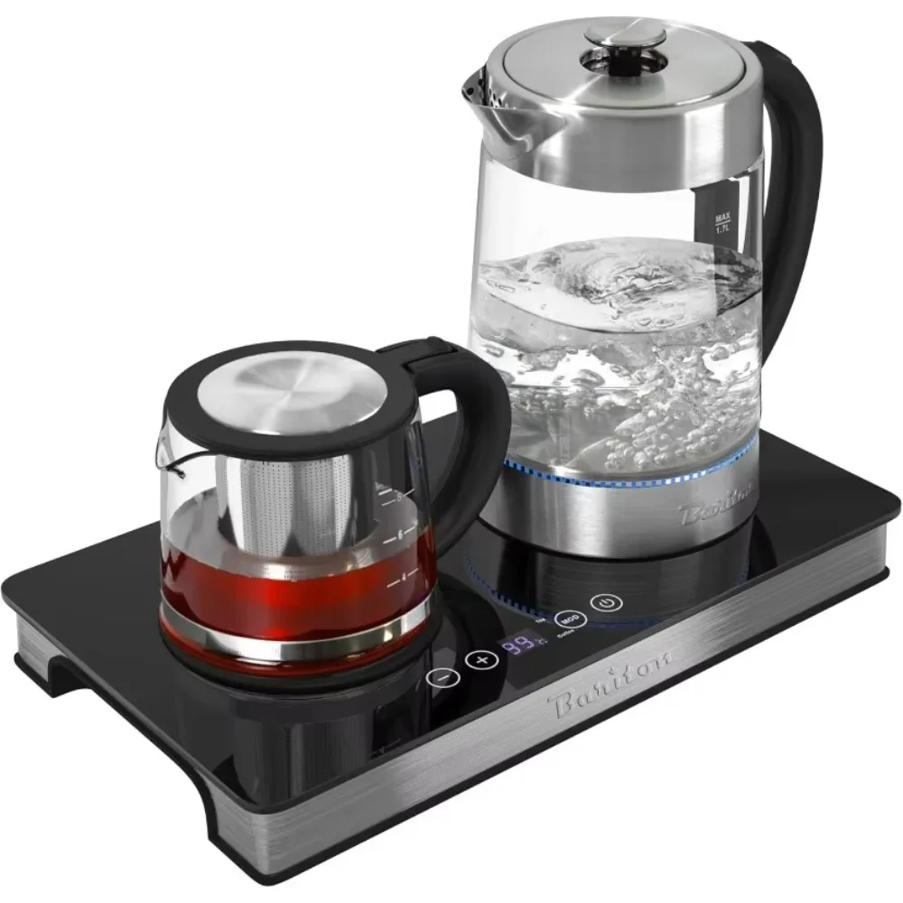 Чайник для воды 3 в 1/TEA MAKER/кофеварка МОДЕЛЬ BTM-1780GS Электронный датчик сенсорная панель управления с дисплеем