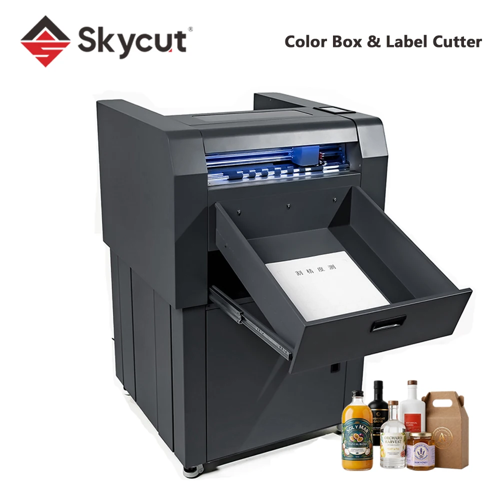 Skycut A3MAX5 Series A2+ Dual Head Vacuum Suction Automatic Feeding Label Cutting Plotter Machine Digital Die Cutter