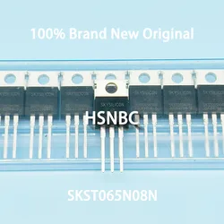 10Pcs/Lot SKST065N08N 065N08N TO-220 120A 85V MOSFET N-Channel Field-effect Transistor 100% New Original