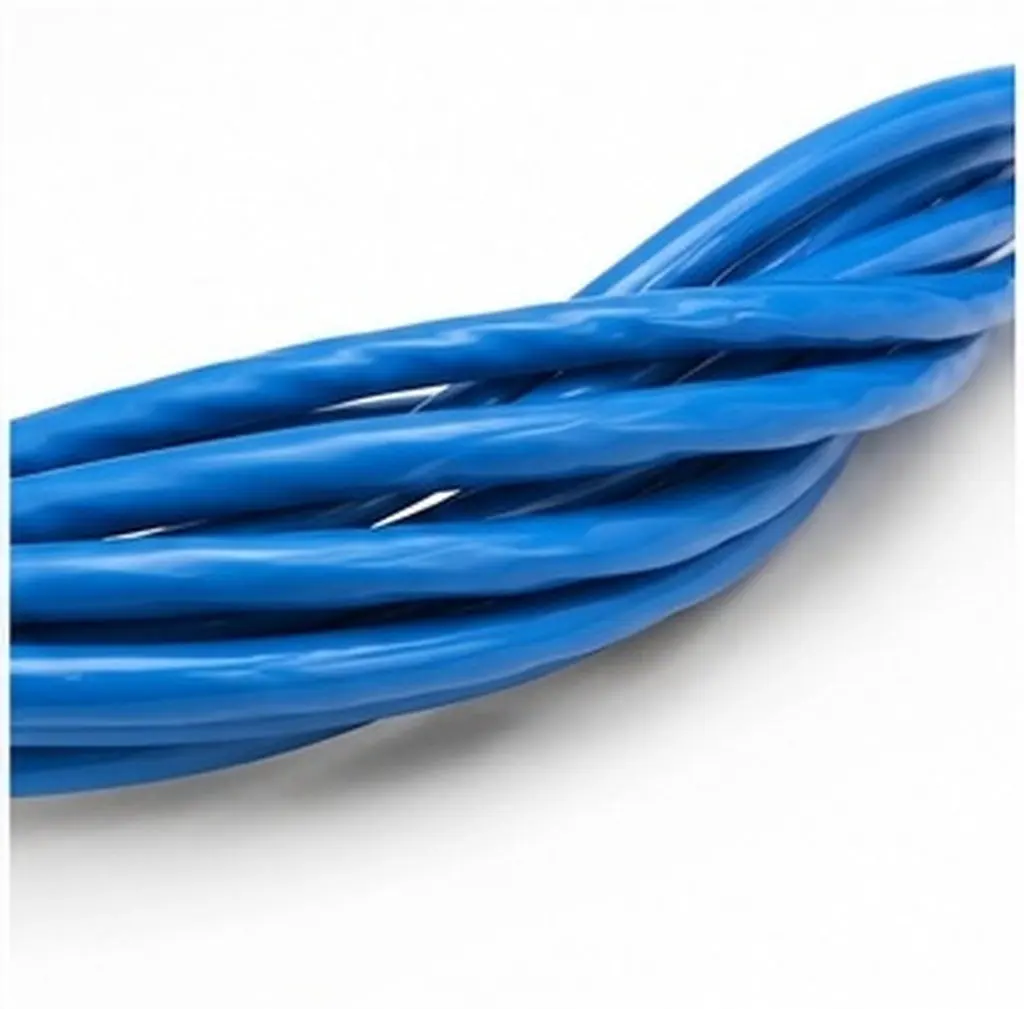 1Pcs Car Trailer Rope Steel Wire 4M Blue Forged Iron Hooks Sturdy Hauling Cable Night Fluorescence Safety Hauling Rope