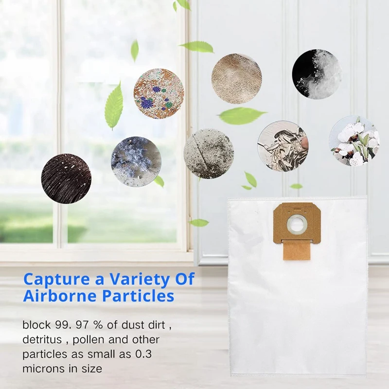 Staubbeutel 10 Stück Staubbeutel Ersatz für GAS 35 2607432037 Serie Staubsauger Teile Hausreinigung Müll Staubbeutel