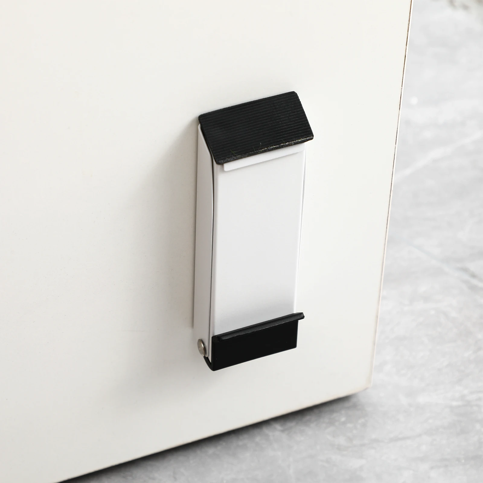 

Nail-free Door Stopper Kick Down Bumper Adhesive Security No Drill Stainless Steel Hotel Apartment Slam Protector Holder