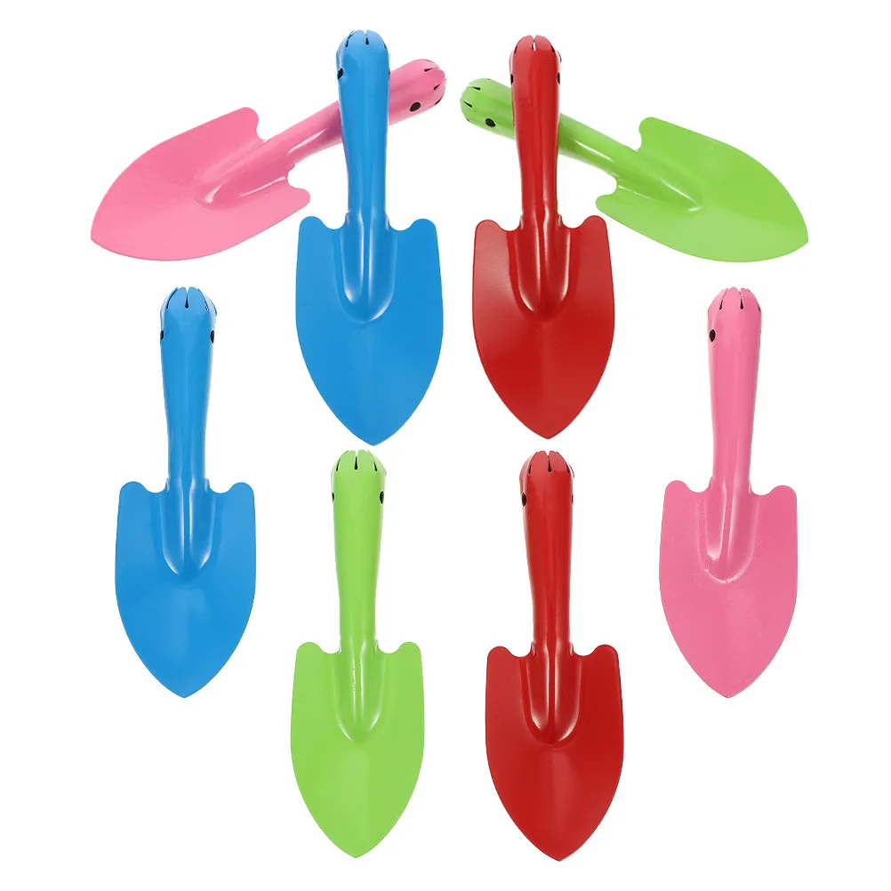 8Pcs Garden Trowel Set Multi-Functional Iron Gardening Shovel Tool for Planting Digging Transplanting Outdoor Activities Compost