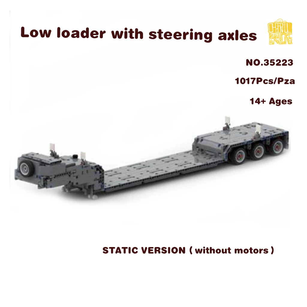 MOC-35223 Low Loader for 42078 Model With PDF Drawings Building Blocks Bricks Kids DIY Toys Birthday Christmas Gifts