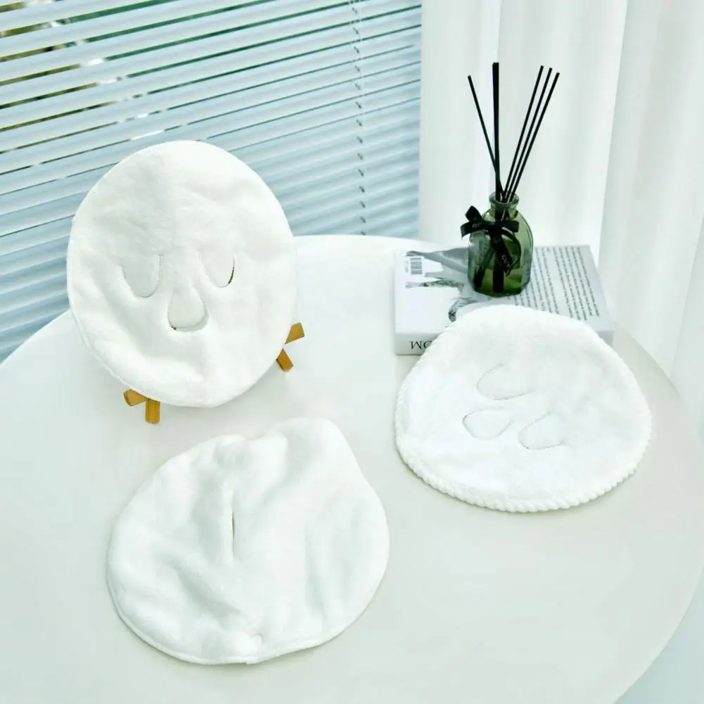 Face Steamer Towel Hot Cold Compress Therapy Face Towel Cover Moisturizing Open Pore Thickened Hydrating Face Care Beauty Stuffs