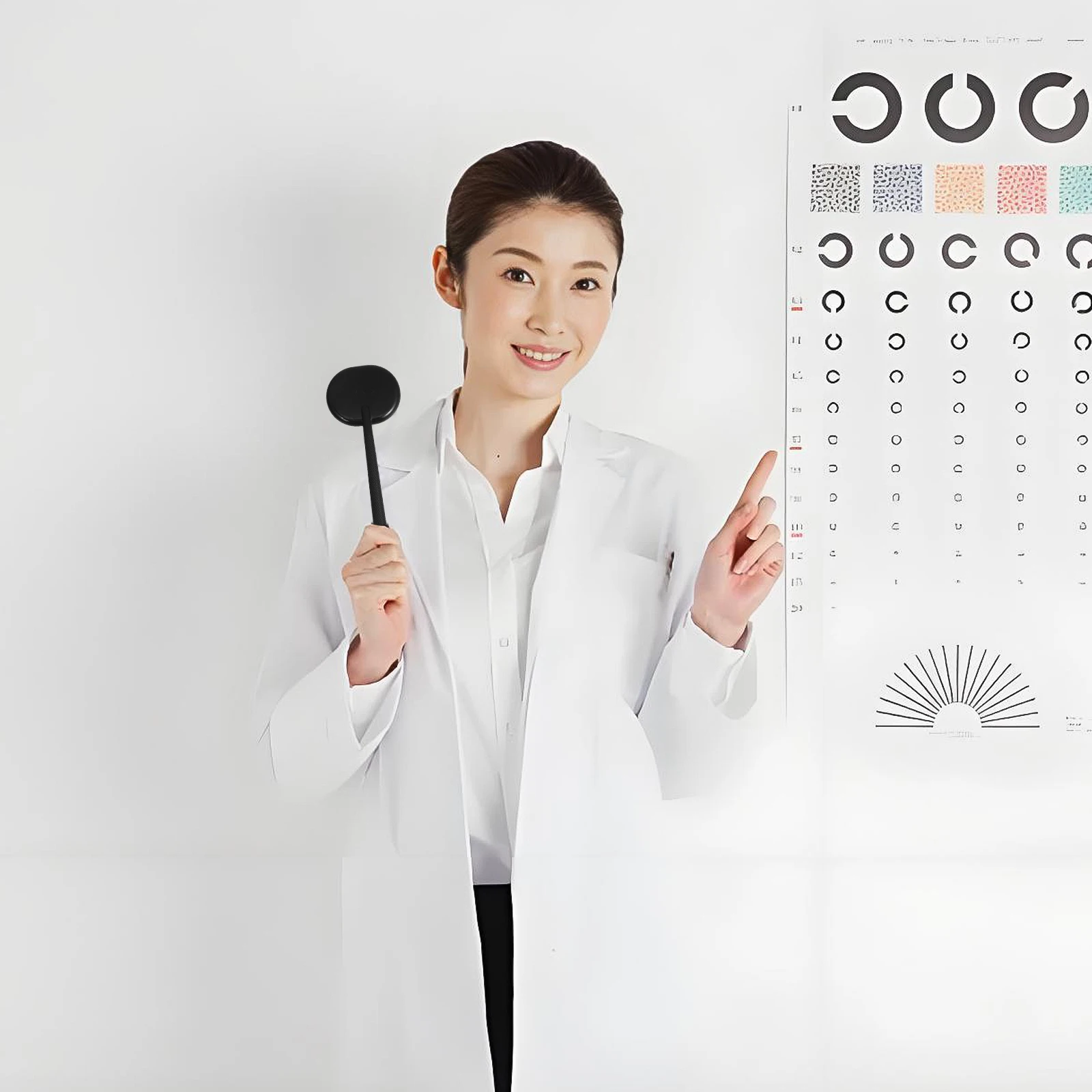 

3pcs Eye Occluder Optometry Instrument Portable Eye Exam Tool Durable Vision Testing Optical Device For Kids Glasses Handheld