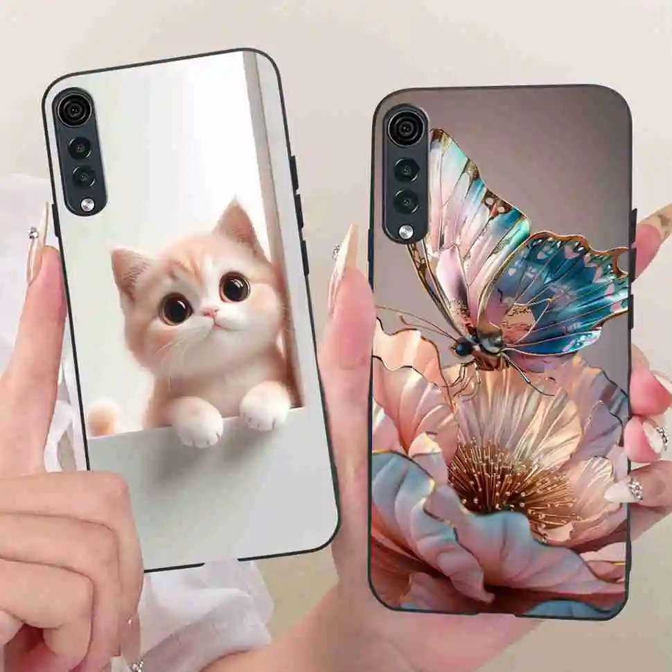 New Beautiful Patterns For LG Velvet 4G LMG910EMW Case Silicone TPU Black Cover For LG velvet 5G Velvet 5G UW 6.8" Bumper Shell view 2