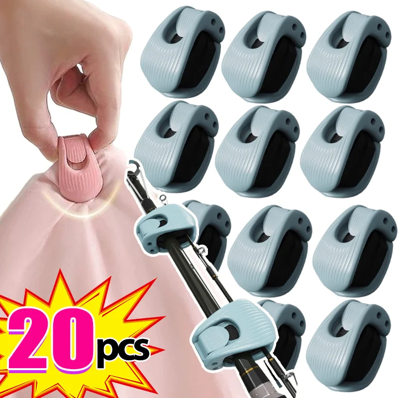 

Прочный пластиковый мультизажим 4,5x3x2 см, держатель для удочки, герметик для закусок, фиксатор ремня для рюкзака, карманный органайзер для одежды, инструменты