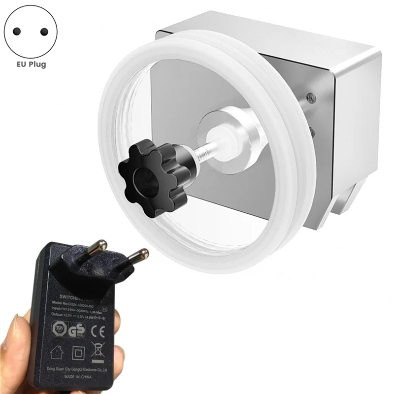 QWE-6L Ultrasonic Vinyl Record Washer With Bracket Vinyl Rotating Cleaner For Wash 7-12 Inch LP EP Discs 1 RPM/MIN