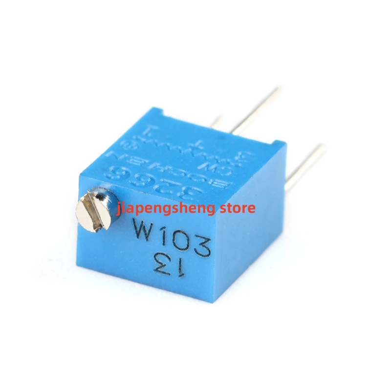 Adjustable multi-turn precision resistor, potentiometer, 5pcs, 3266w-1-102/103/104/105/1k/2K/10K/1m