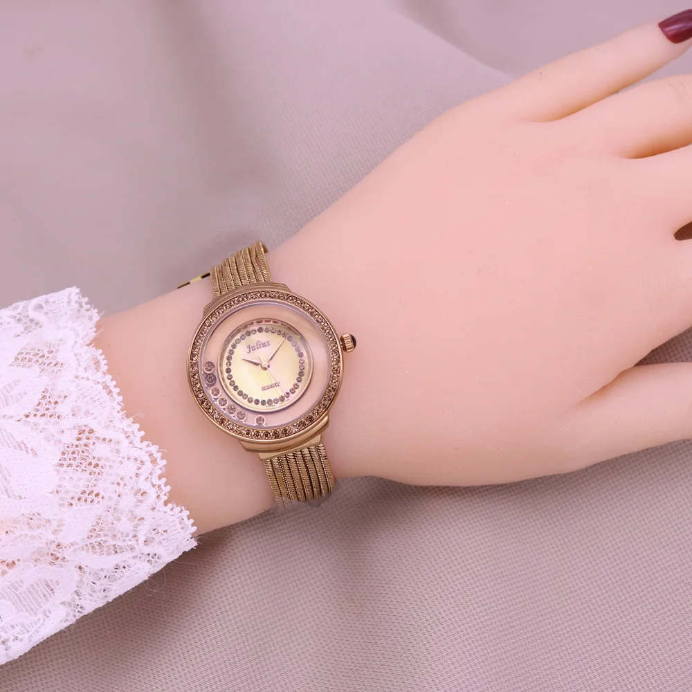 SALE!! Discount Special Deal Japan Quartz Mov\'t Women\'s Watch Julius Metal Hours Girl\'s Gift No Box