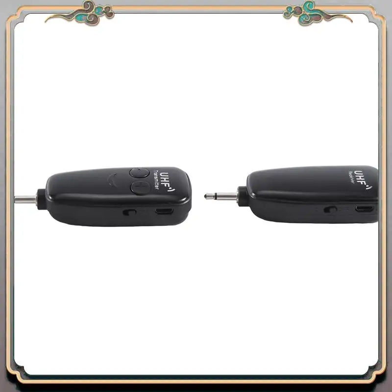 

Durable UHF Wireless System USB Rechargeable Wireless Guitar Pickup Audio Transmitter Receiver For Electric Guitar Bass Violin