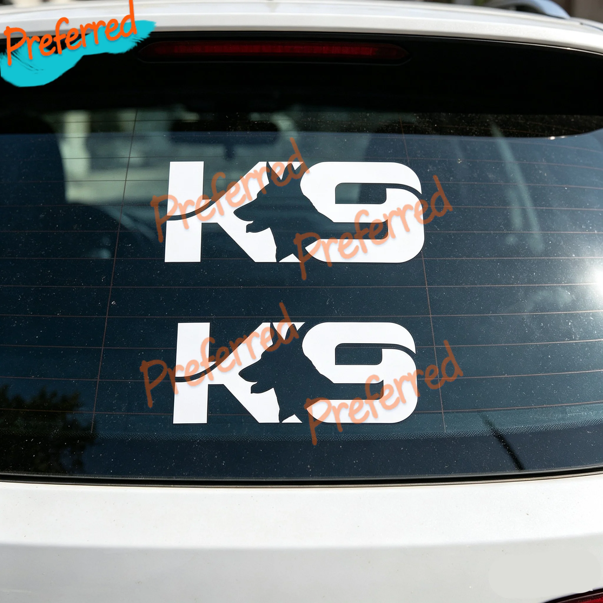 2x Pegatinas K9 Training Dog Aufkleber Sticker K9 Hundestaffel Hundeführer DSH Schäferhund - Customizable in Any Sticker Size