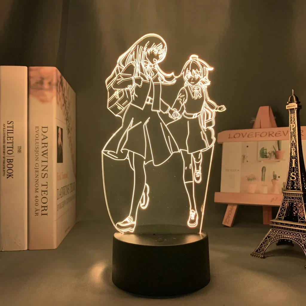 Anime Led Light Bloom Into You Night Light For Bedroom Decor Manga Birthday Gift Room 3d Night Lamp Bloom Into You Nightlight