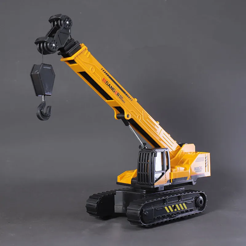 New product 1:50 plastic engineering crane toy,long-arm crane toy,simulation container,Children\'s gift,wholesale