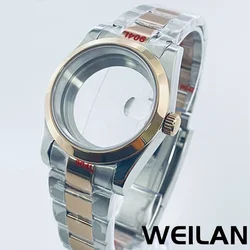 36mm 40mm Silver Rose Gold NH34 NH35 NH36 NH38 NH39 NH70 NH72 ETA2824 PT5000 Polish Watch Case Top Waterproof Sapphire Crysta