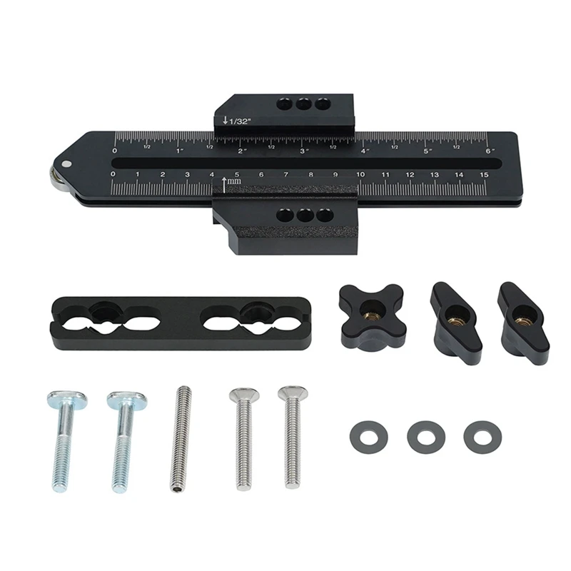 Table Saw Cutting Jig Guide Thin Ripping Jig Cutting Adjustable Router Table for Narrow Strip Cuts [lMr A83]