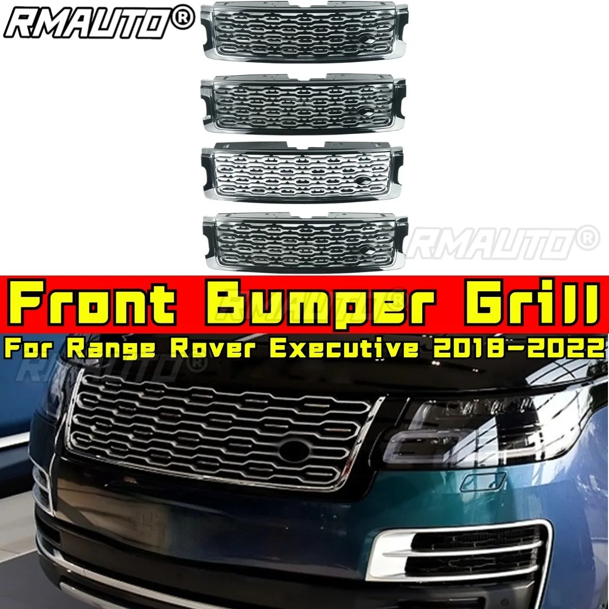 Car Grille Bumper Racing Grills Front Bumper Front Grill Body Kit For Range Rover Executive 2018-2022 Styling Kits