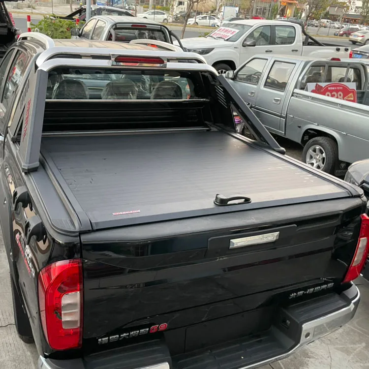 Factory Direct Manual Pickup Truck  Bed Cover Lockable Roller Shutter Lid Cover Hard Retractable Tonneau Cover for Foton G7 Mars
