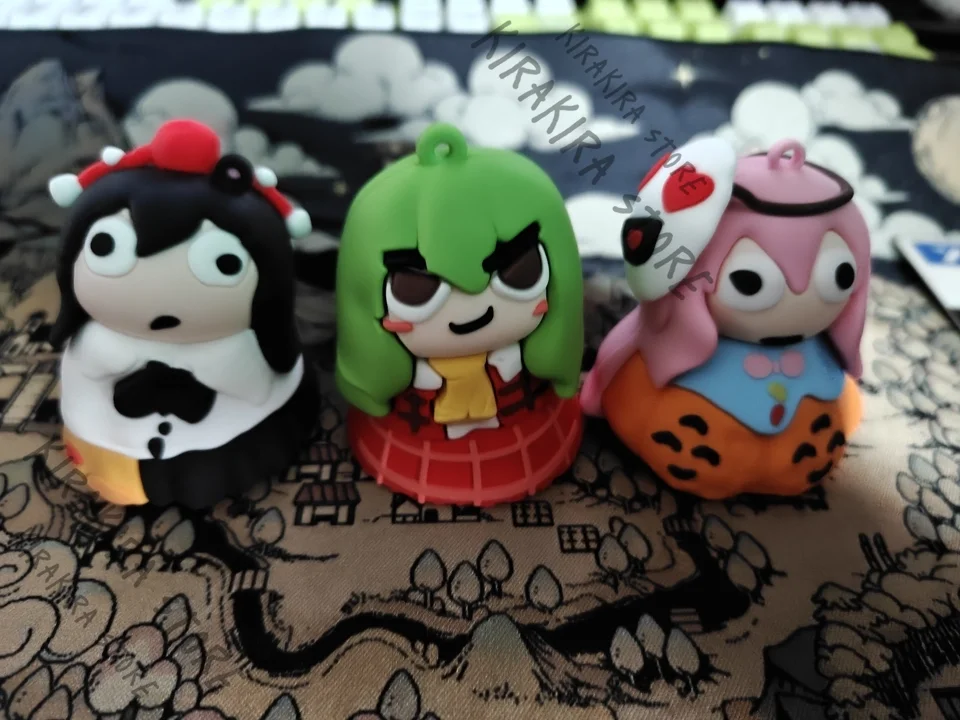 Kawaii Touhou Project Kazami Yuuka Garage Kits أنيمي لينة المطاط مرنة الغراء تأثيري أطقم منمذجة قلادة جمع الحاضر