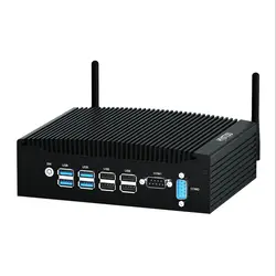 HYSTOU Dual Com Lan HD-MI Fanless PC H7 i5-8260U Mini Industrial Computer 8 USB