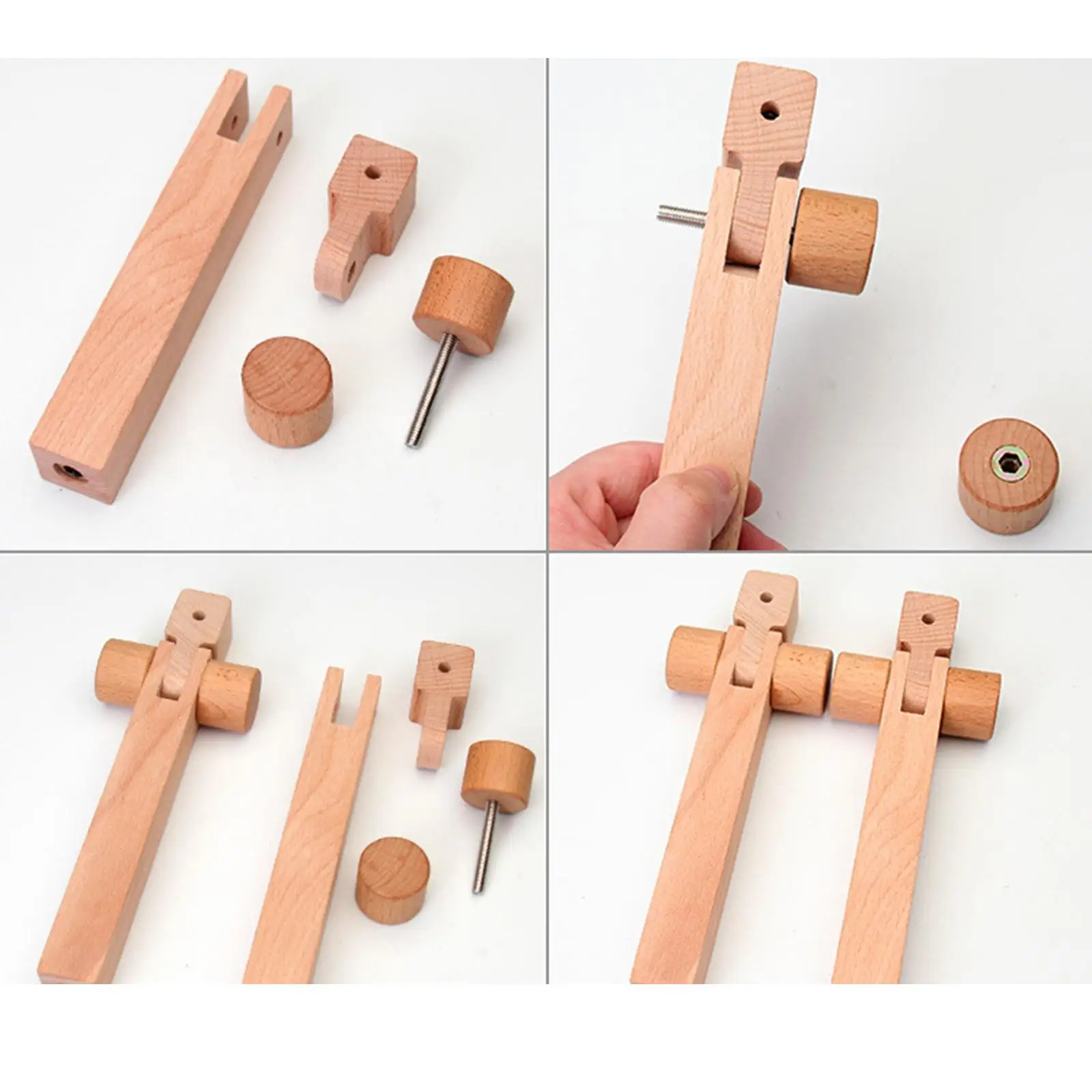 

Portable Adjustable Embroidery Frame Stand Wood Needlework Display Rack for Embroidery Kits Cross Stitch DIY