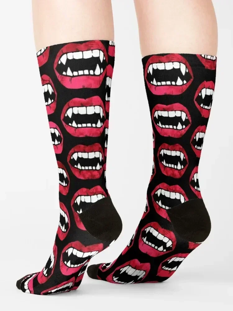 Vampire Mouths Socks essential basketball new year Run Men's Socks Luxury Women's