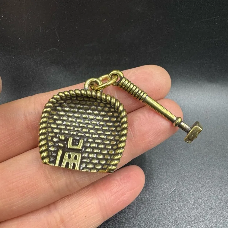 Handmade Copper Blessing Pendant Exquisite Keychain Pendant Accessories