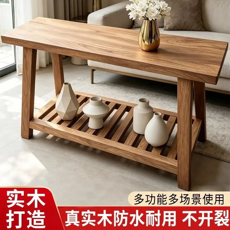 Solid wood Load-bearing and stable potted Green plants High-rise simple house  frame Large strip bench Simple pot frame