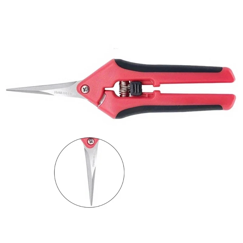 Garden Pruning Scissors Stainless Shears Easy Plant Trimming Improve Work Efficiency for Home Gardens Scissors