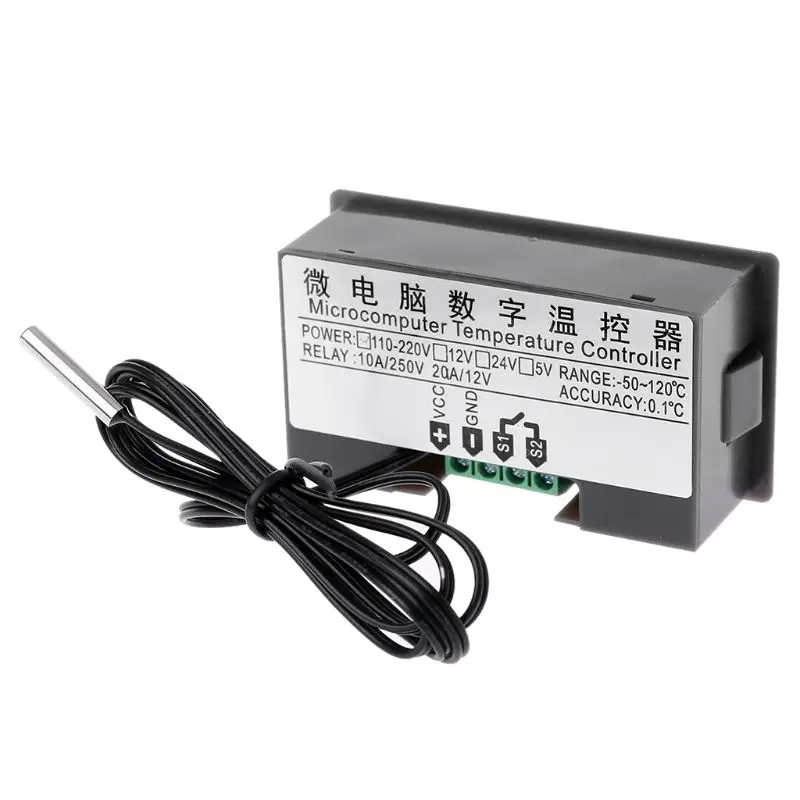 W3230 Digital Thermostat Temperature Control for Smart Waterproof NTC AC110-220V 20A for Industrial Dropship