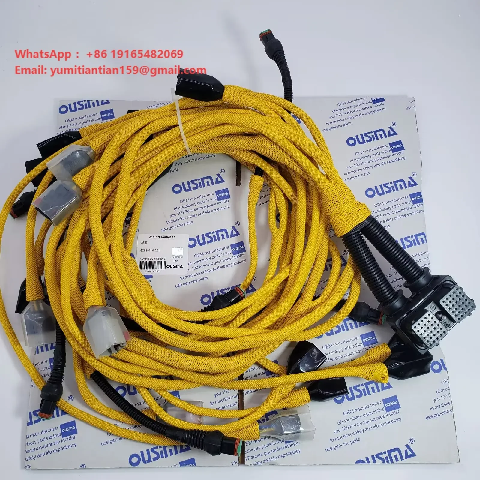 OUSIMA Construction Machinery Parts 6261-81-8521 Wiring Harness for KOMATSU PC850-8