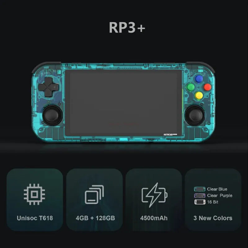 Imagem -02 - Console Portátil de Bolso Retróide 4g Mais 128gb 47 Touch Screen Android 11 Retroiluminação 450nits Saída de Vídeo Jogador do Jogo Novo