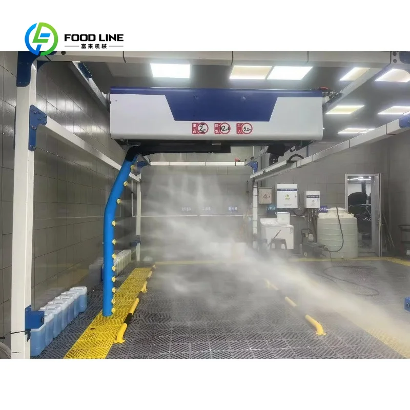Customized Electric Stainless Steel Water Jet Touchless Car Wash Machine 360 High Pressure 30KG/CM Commercial Vehicle Washing