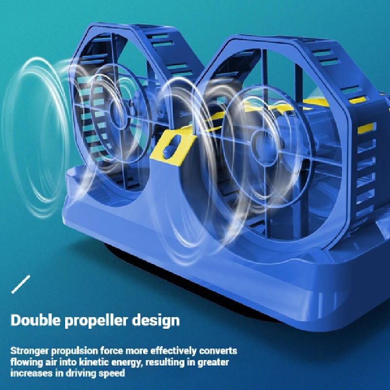 Nowy zdalnie sterowany motorower powietrzny Hovercraft Rc Amfibia Drift Ładowanie 2.4g Model Zabawka dla dzieci Łódź zdalnie sterowana Prezent