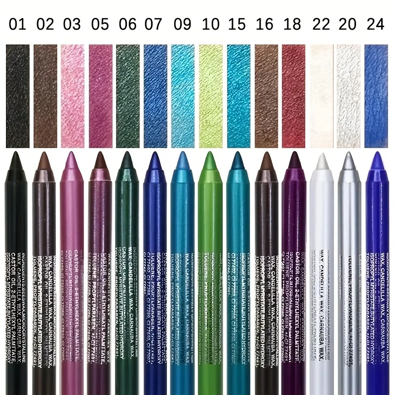 Silkworm Pearlescent Eyeshadow Pen Eyeliner Gel Pen Waterproof Eyebrow Pen High Gloss Color Eyeliner Pen