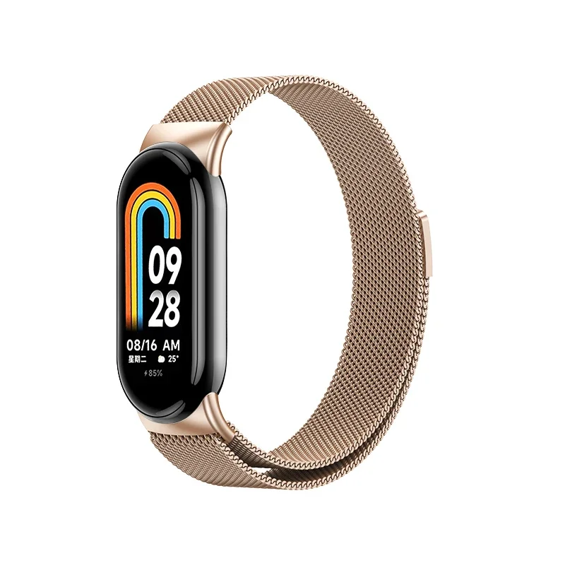 Milanese-Armband für Xiaomi Band 11 10, magnetisches Metallarmband, Edelstahl, bequemes Handgelenksband, Mi Band 8 9, Riemen, Correa – Detail 7