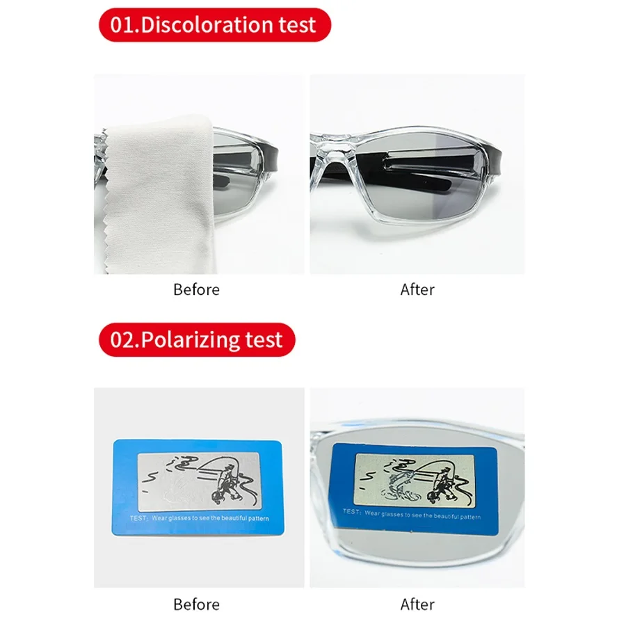 أزياء U400 الرياضة الاستقطاب الرجال النساء تشغيل تسلق الجبال الصيد النظارات الشمسية نظارات الرياضة في الهواء الطلق نظارات واقية #5