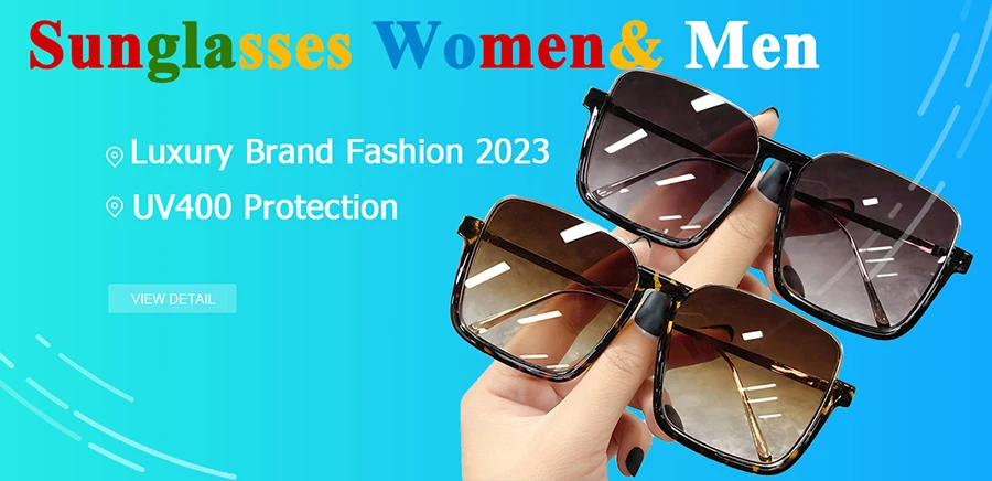 Übergroße Sonnenbrille Frauen Spinne Polygon Rahmen Luxus Unisex Marke Designer Sonnenbrille Reisen lässig charmante Brillen Männer – Detail 1