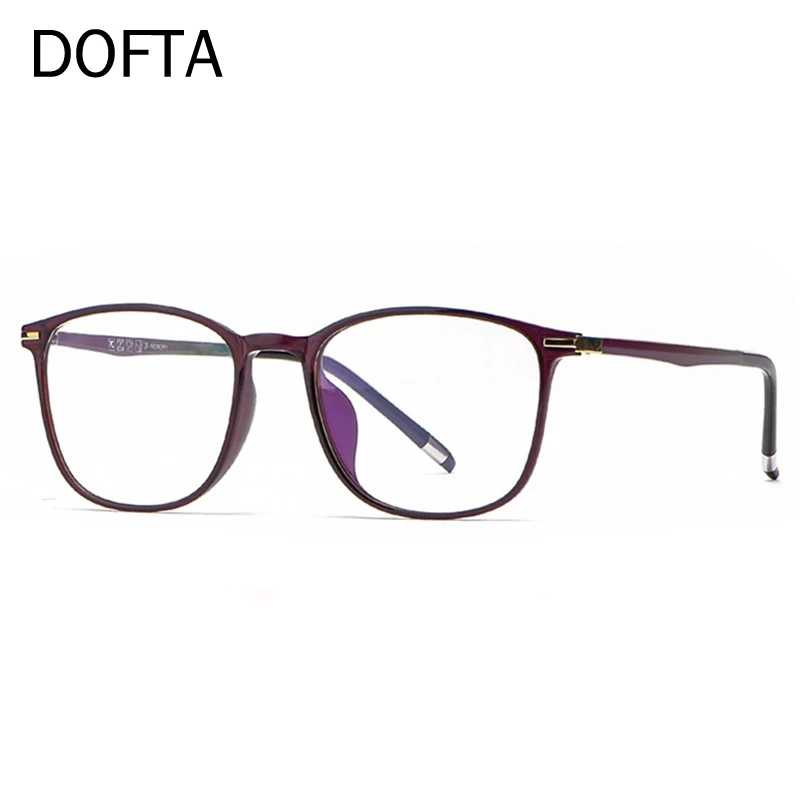 DOFTA TR 90 قصر النظر إطارات النظارات النساء خمر مستطيل البصريات النظارات إطار وصفة طبية نظارات الرجال النظارات البصرية 5757