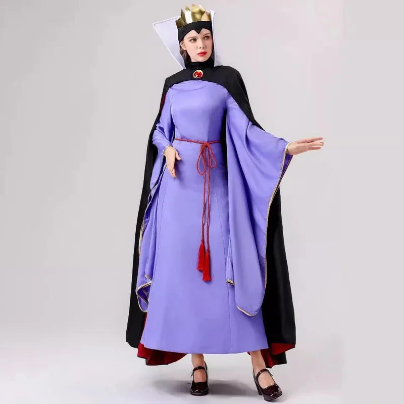 Anime 's Mirror Cosplay Costumes Evil-queen's Uniform Halloween Carnival Party Dressing For Women eo]5