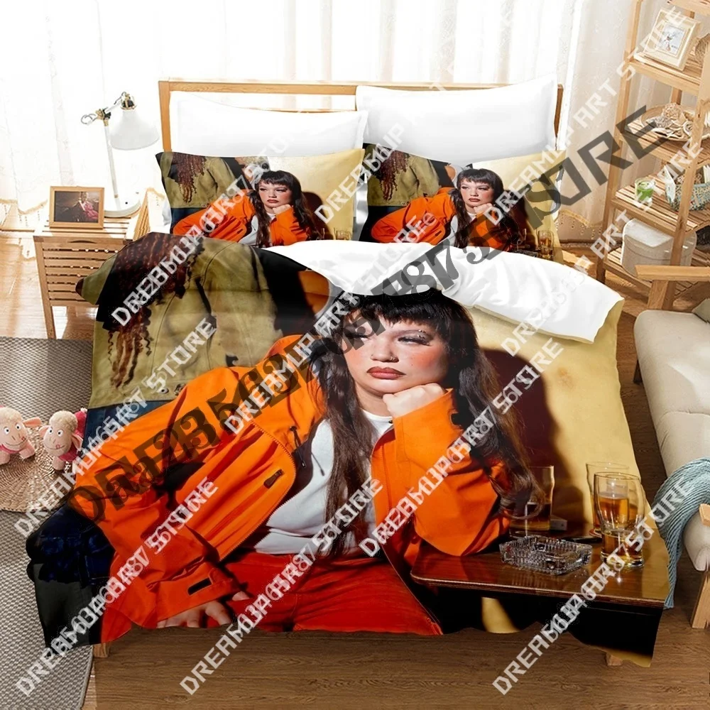 3D Print Lola Young Singer Bedding Set Twin Queen King Full Size Duvet Cover Pillowcase Bed boys girls Adult Home Textiles