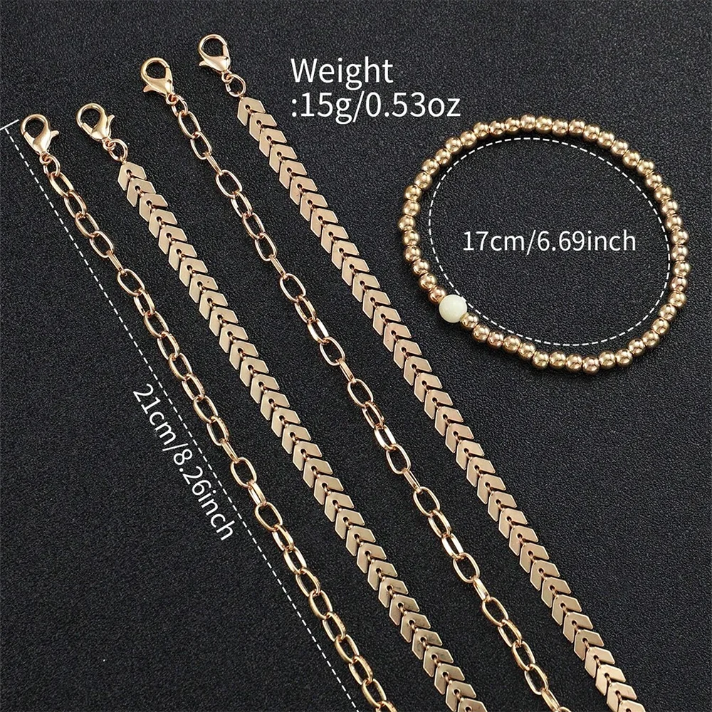 6PCS/Set Fashionable Ladies Elegant Watch Ladies Luxury Quartz Watch Light Luxury Watch Bracelet Set As A Gift For Mom image 6